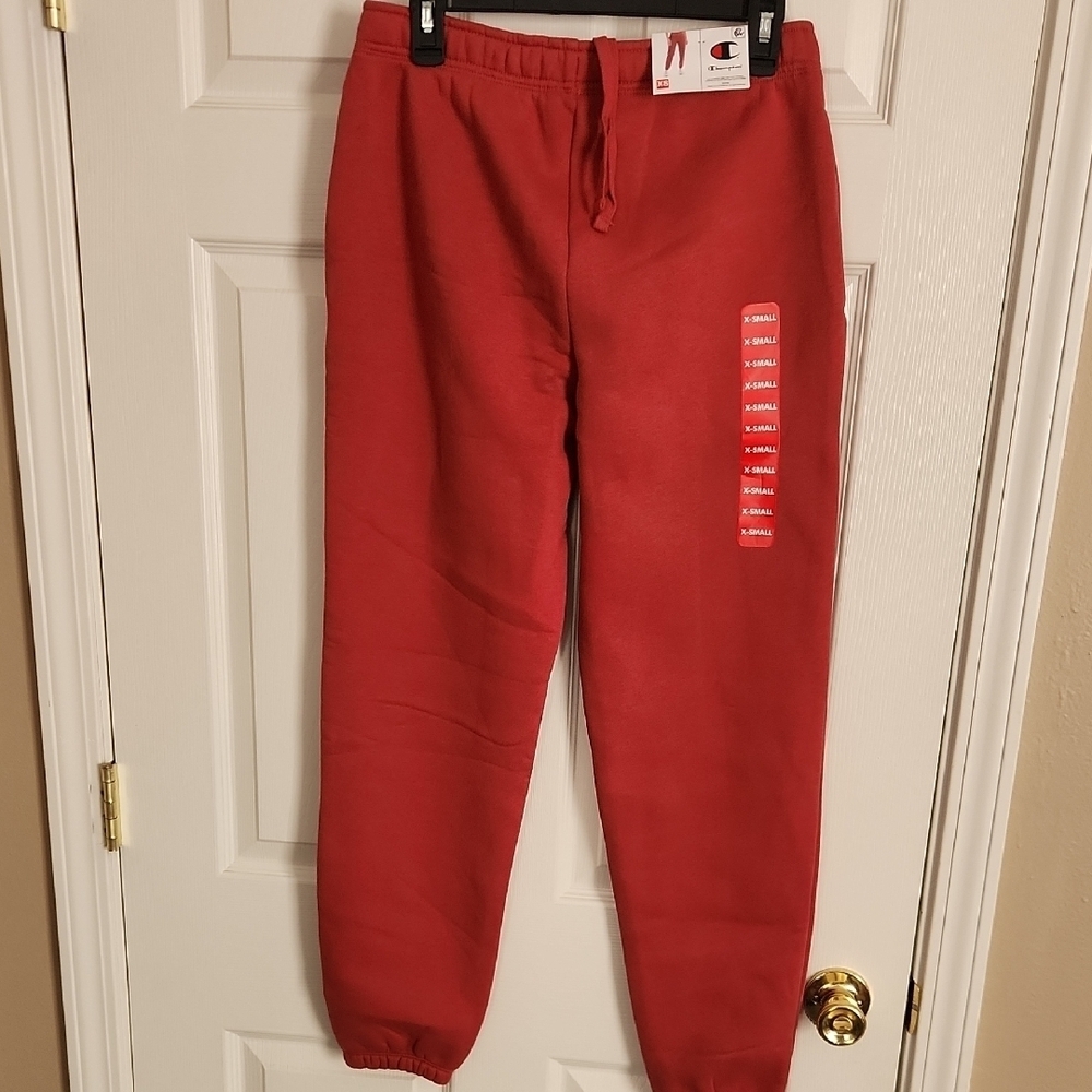 Champion Red Joggers Soft Fabric Relaxed Fit